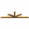 Ekena Millwork Richland Rough Sawn Timber Gable Bracket, Western Red Cedar, 96"W x 28"H x 4"D x 4"F, 7/12 Pitch GBW096X28X0404RIC00RWR - alternate 5